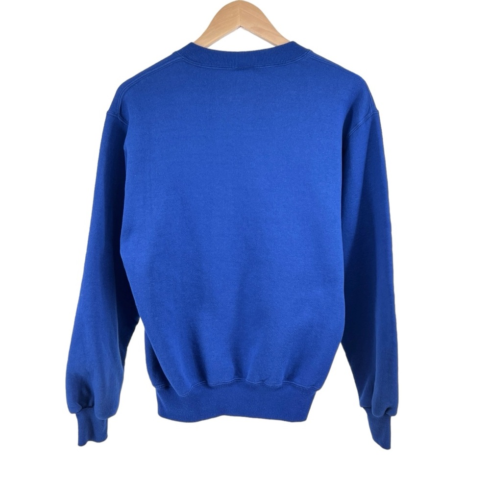 Vtg Russell Athletic USA Crewneck Sweatshirt S Unisex Embroidered Blue Olympics - Picture 2 of 12